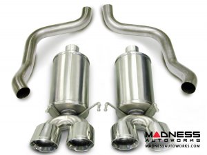Chevrolet Corvette Exhaust System - Corsa Performance - 6.2L - Extreme Series - Axle Back - Coupe or Convertible